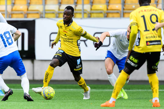 uElfsborgs Prince Isaac Kouame nder fotbollsmatchen i U19