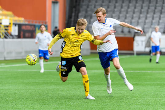 Elfsborgs Kevin Liimatainen och IFK Norrköpings Oskar