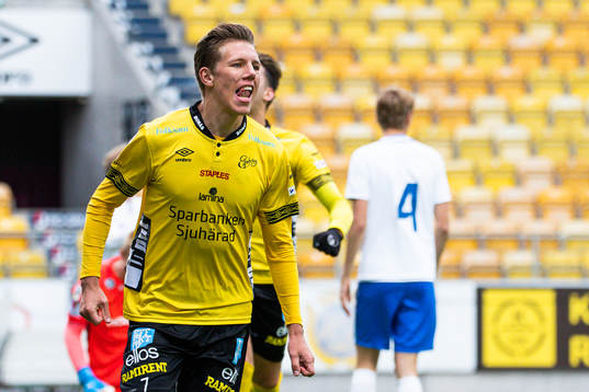 Elfsborgs Noah Söderberg jublar