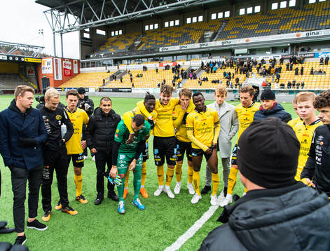 Elfsborgs spelare jublar