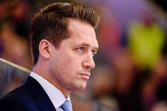 Växjös tränare Sam Hallam