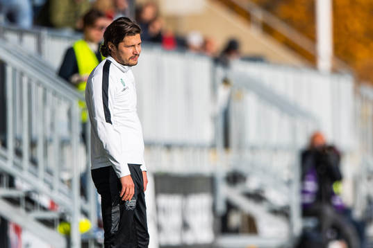 Hammarbys tränare Isak Dahlin