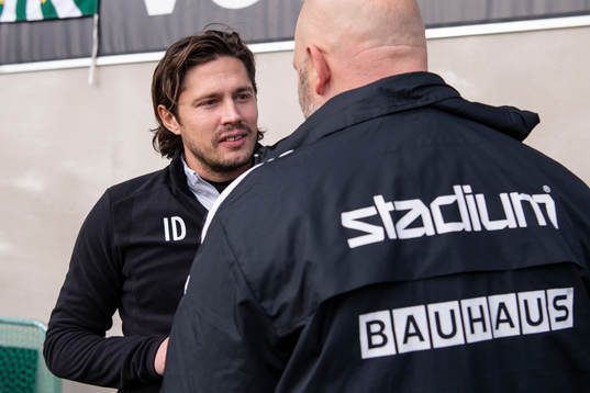 Hammarbys tränare Isak Dahlin