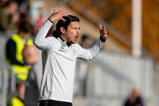 Hammarbys tränare Isak Dahlin