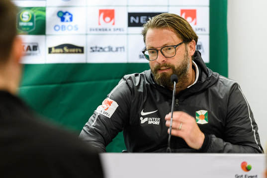 Varbergs tränare Joakim Persson