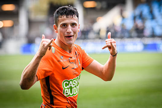 Varbergs Astrit Seljmani  jublar