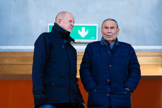 Lennart "Liston" Söderberg på läktaren