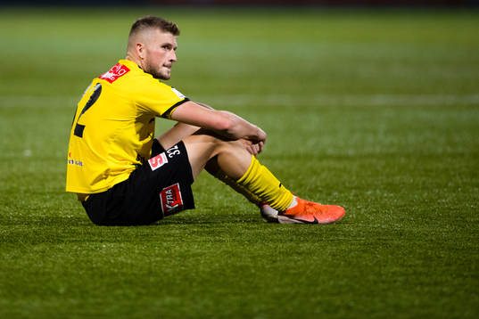 Mjällbys Erik Pärsson deppar