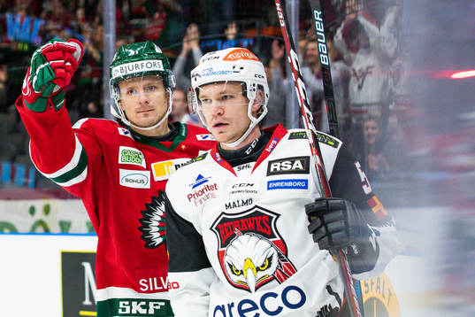 Frölundas Nicklas Lasu jublar
