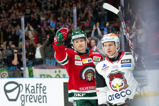 Frölundas Nicklas Lasu jublar