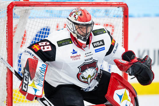 Malmö Redhawks målvakt Oscar Alsenfelt