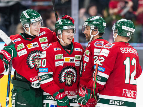 Frölundas Jacob Moverare, Joel Mustonen, Joel Lundqvist