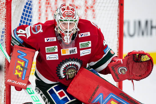 Frölundas målvakt Niklas Rubin