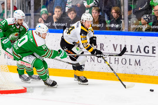 Rögles Mattias Sjögren Nick Sörensen  och Skellefteås