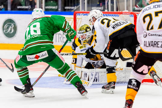 Skellefteås målvakt Gustaf Lindvall