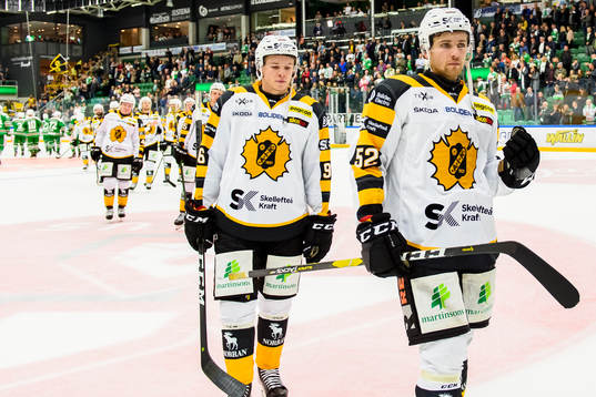 Skellefteås Arvid Lundberg och Rickard Hugg deppar