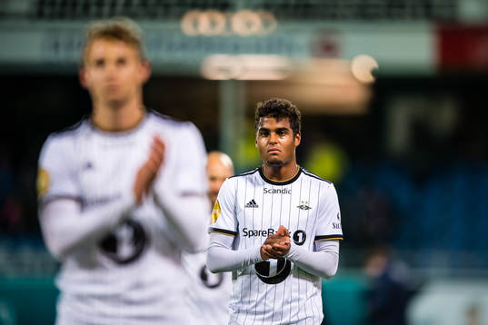 Emil Konradsen Ceide of Rosenborg looks dejected