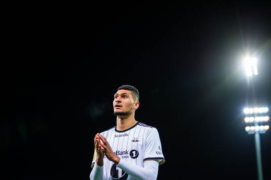 Bjørn Maars Johnsen of Rosenborg looks dejected
