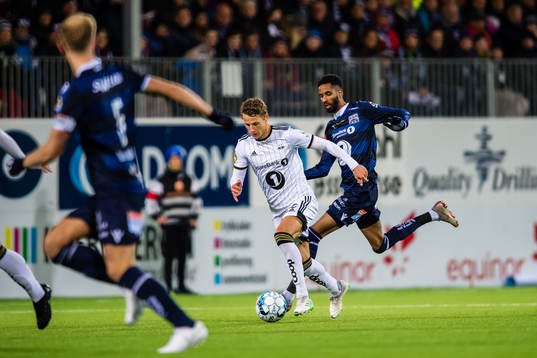 Vegar Eggen Hedenstad of Rosenborg and Amahl William D'Vaz