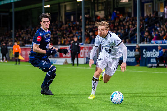 Bent Langåssve Sørmo of Kristiansund and Yann-Erik Randa