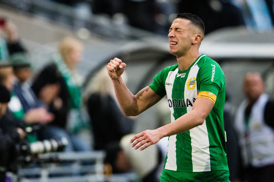 Hammarbys Nikola Djurdjic jublar
