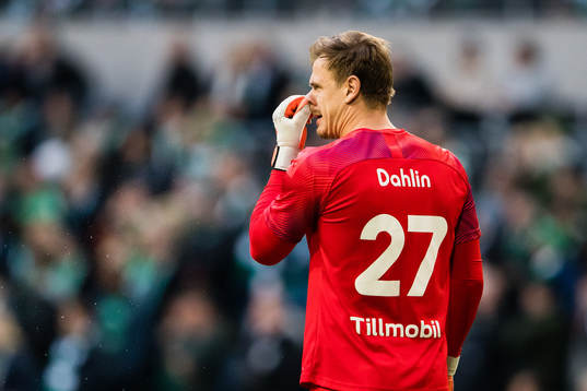 Malmö FFs Johan Dahlin deppar