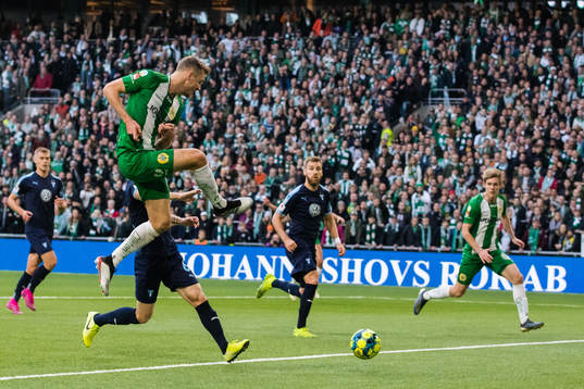 Hammarbys Richard Magyar gör 2-0 för Hammarby
