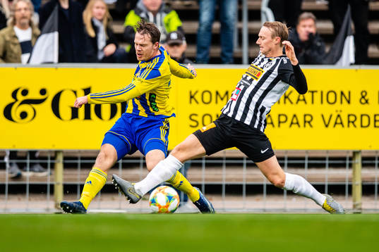 Eskilsminnes Jesper Larsson och Landskronas Måns Ekvall