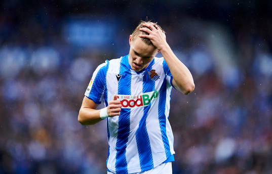 Martin Odegaard of of Real Sociedad