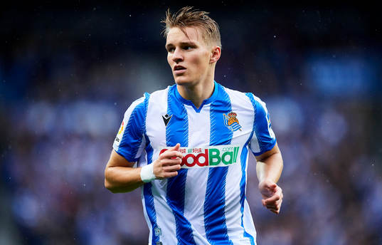 Martin Odegaard of of Real Sociedad