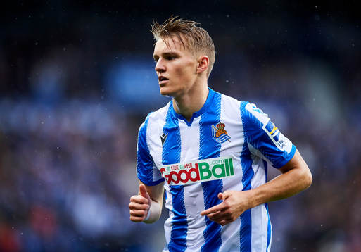 Martin Odegaard of of Real Sociedad