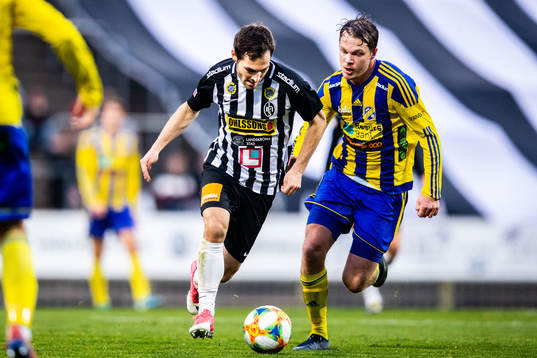 Landskronas Alexander Tkacz  och Eskilsminnes Jesper Larsson