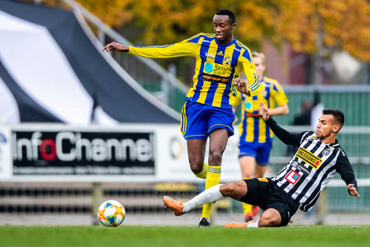 Eskilsminnes Herve Prudence Nshimirimana och Landskronas