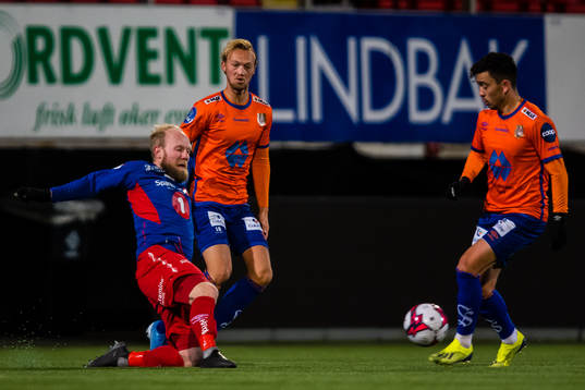 Andreas Løvland of Tromsdalen and Niklas Fernando Nygaard