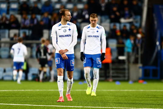 IFK Norrköpings Lars Krogh Gerson och Christoffer Nyman