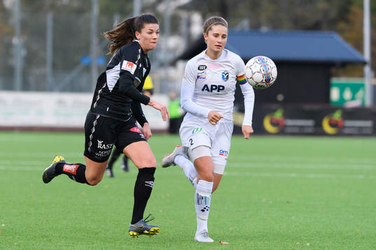 Göteborgs Pauline Hammarlund och Växjös Elin Karlsson