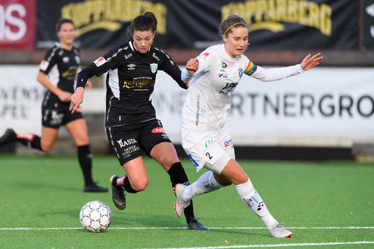 Göteborgs Pauline Hammarlund och Växjös Elin Karlsson
