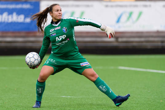 Växjös målvakt Katlynn Fraine