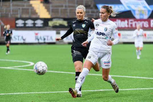 Göteborgs Emma Koivisto och Växjös Adelisa Grabus