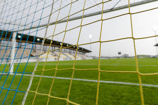 Falcon Alkoholfri Arena före fotbollsmatchen i Allsvenskan