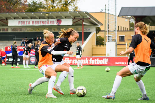 Rosengårds Hanna Bennison och Malin Levenstad