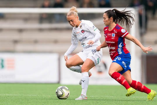 Rosengårds Hanna Bennison och Vittsjös Michelle De Jongh