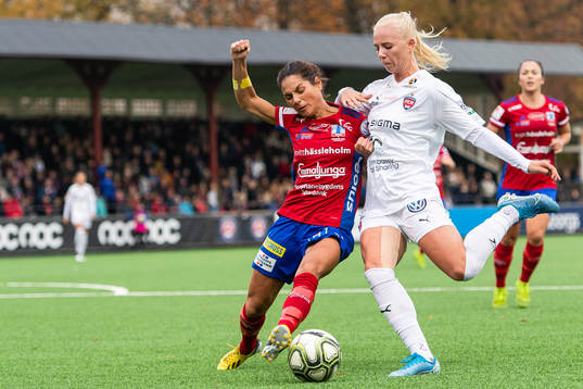 Vittsjös Elisabet Klinga och Rosengårds Sofie Svava i