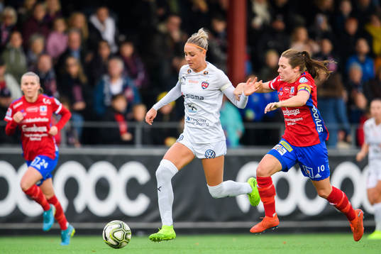 Rosengårds Sanne Troelsgaard och Vittsjös Johanna