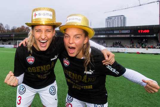 Rosengårds Nathalie Björn och Johanna Rytting Kaneryd