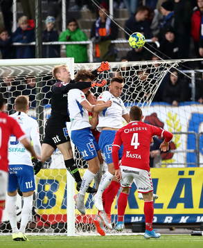 IFK Norrköpings målvakt Isak Pettersson och Henrik