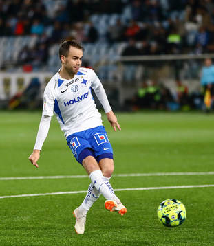 IFK Norrköpings Andreas Blomqvist gör mål 1-0