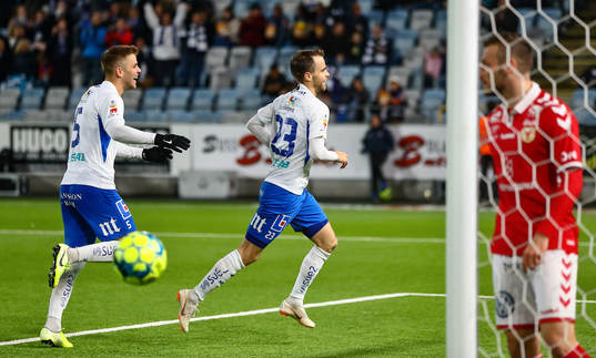 IFK Norrköpings Christoffer Nyman och Andreas Blomqvist