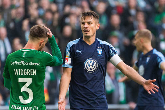Malmö FFs Markus Rosenberg deppar