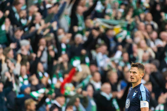 Malmö FFs Markus Rosenberg deppar